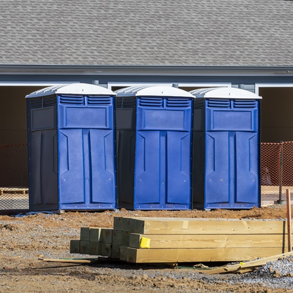 is there a specific order in which to place multiple porta potties in South Zanesville OH